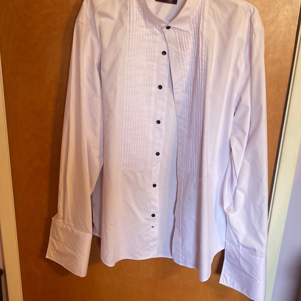 Formal tux shirt with see once great buy